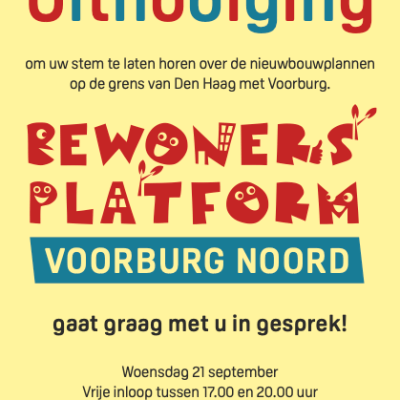 Ontmoeting met de buurt op 21&nbsp;september